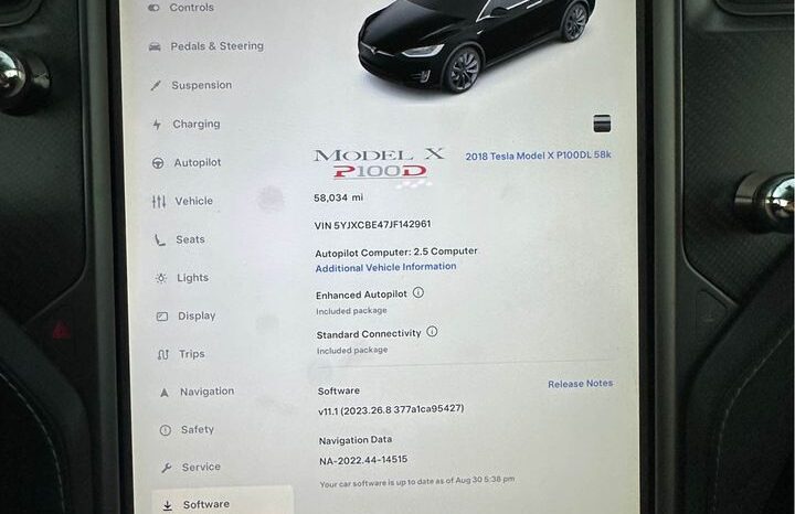 
								2018 Tesla model x P100D Sport Utility 4D full									