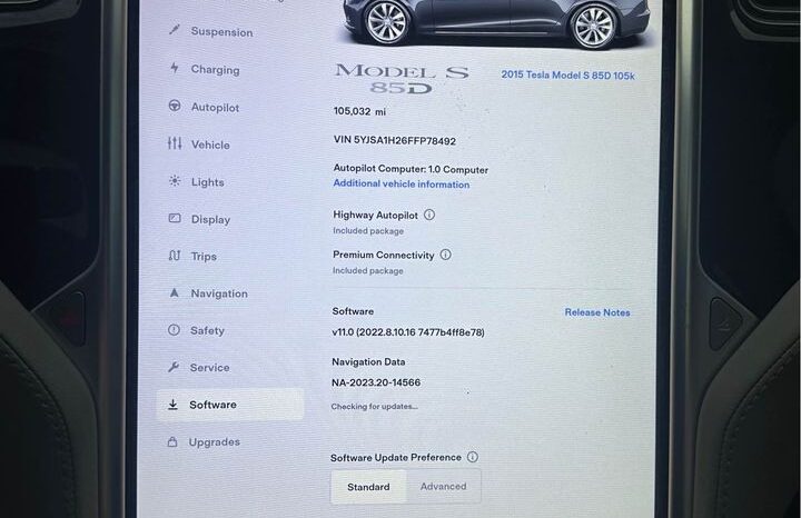 
								2015 Tesla model s 85D full									