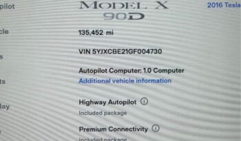 
									2016 Tesla model x 90D full								