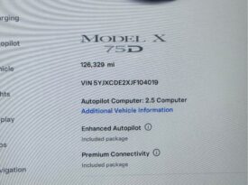 2018 Tesla model x 75D Sport Utility 4D