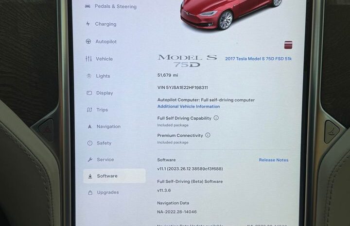 
								2017 Tesla model s 75D Sedan 4D full									