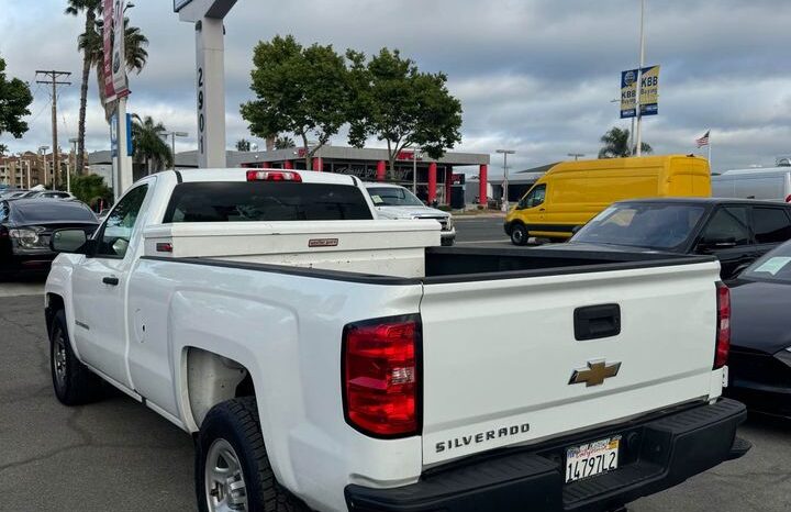 
								2018 Chevrolet silverado 1500 regular cab Work Truck Pickup 2D 8 ft full									