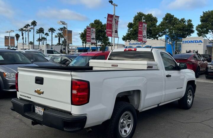 
								2018 Chevrolet silverado 1500 regular cab Work Truck Pickup 2D 8 ft full									