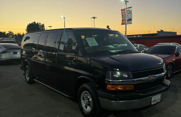 2015 Chevrolet express 3500 passenger LT Van 3D