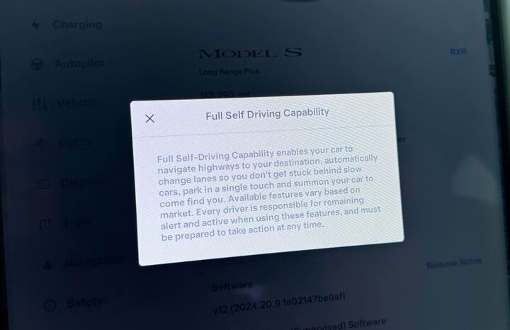 
								2020 Tesla model s Longe Range Plus Sedan 4D full									