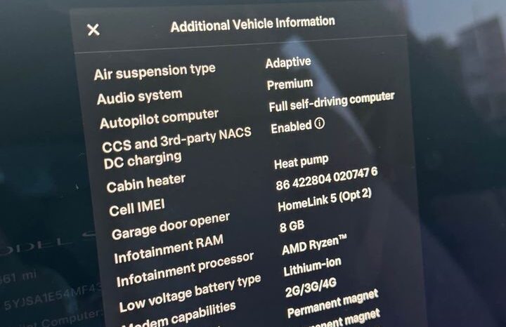 
								2021 Tesla model s Long Range Sedan 4D full									