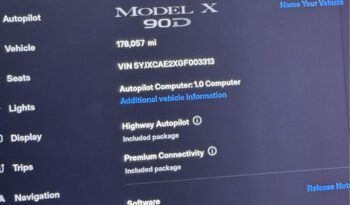 
									2016 Tesla model x 90D Sport Utility 4D full								