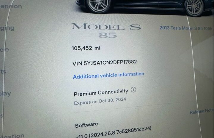 
								2013 Tesla model s 85 full									