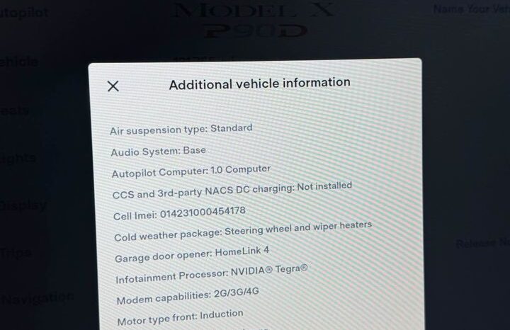 
								2016 Tesla model x P90D Sport Utility 4D full									