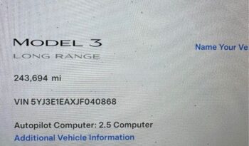 
									2018 Tesla Model 3 full								