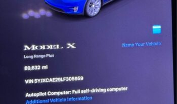 
									2020 Tesla model x Long Range Plus Sport Utility 4D full								