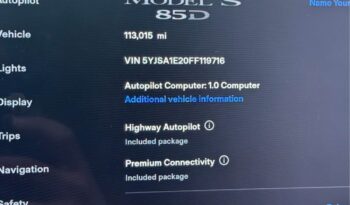 
									2015 Tesla model s 85D Sedan 4D full								