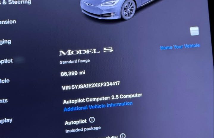 2019 Tesla model s Standard Sedan 4D