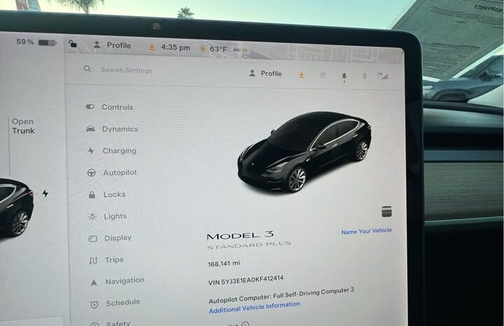 
								2019 Tesla model 3 Standard Range Plus Sedan 4D full									
