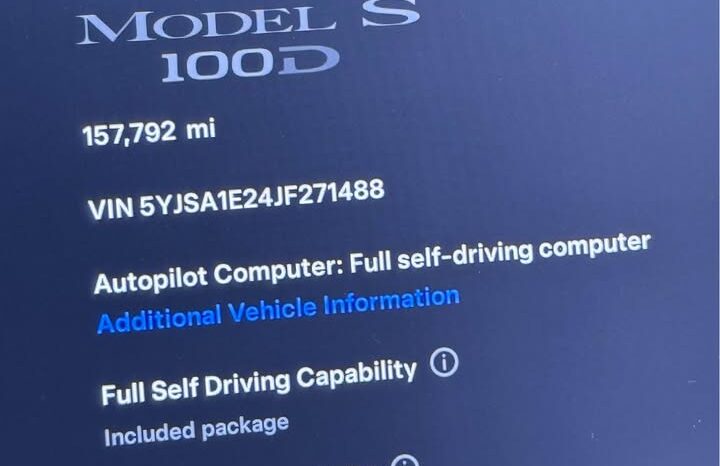 
								2018 Tesla model s 100D Sedan 4D full									