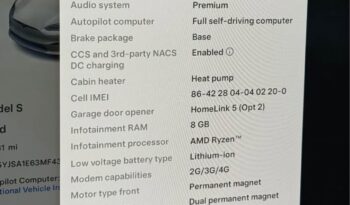 
									2021 Tesla model s Plaid Sedan 4D full								