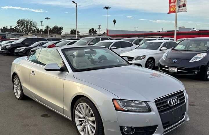 2010 Audi a5 2.0T Premium Cabriolet 2D