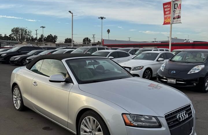 2010 Audi a5 2.0T Premium Cabriolet 2D