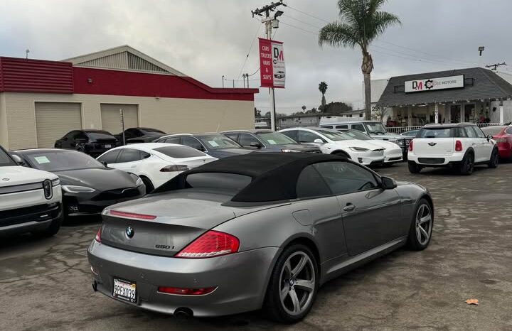 2010 BMW 6 series 650i Convertible 2D