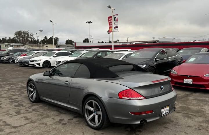 
								2010 BMW 6 series 650i Convertible 2D full									