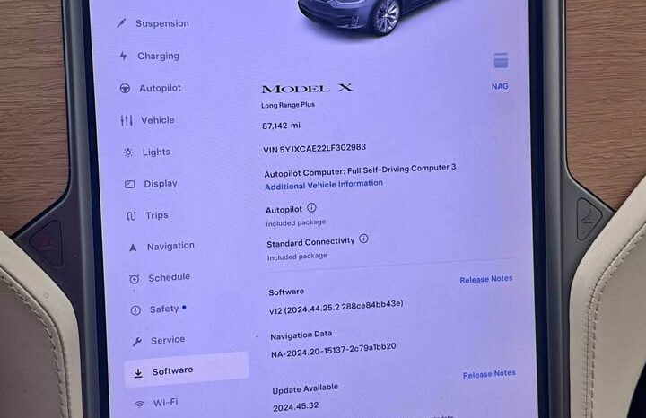 
								2020 Tesla model x Long Range Plus Sport Utility 4D full									