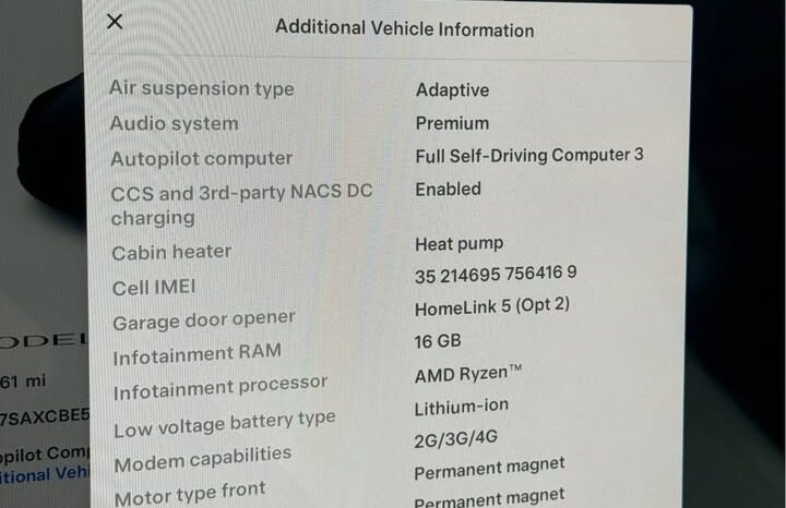 
								2023 Tesla model x Long Range full									