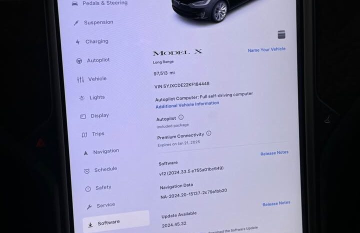 
								2019 Tesla model x Long Range Sport Utility 4D full									