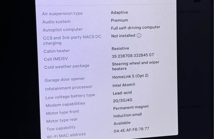 
								2019 Tesla model x Long Range Sport Utility 4D full									