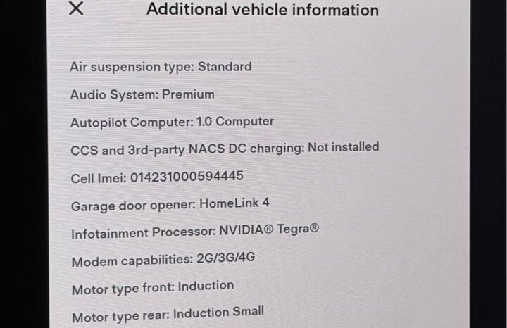 
								2016 Tesla model x 75D Sport Utility 4D full									