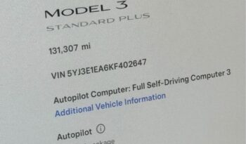 
									2019 Tesla model 3 Standard Range Plus Sed full								