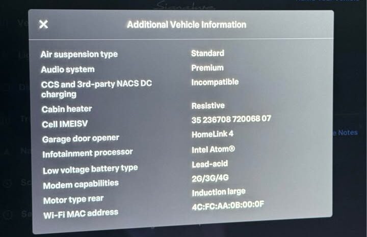 
								2012 Tesla model s Signature Performance Sedan 4D full									