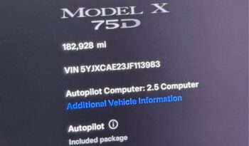 
									2018 Tesla model x 75D Sport Utility 4D full								