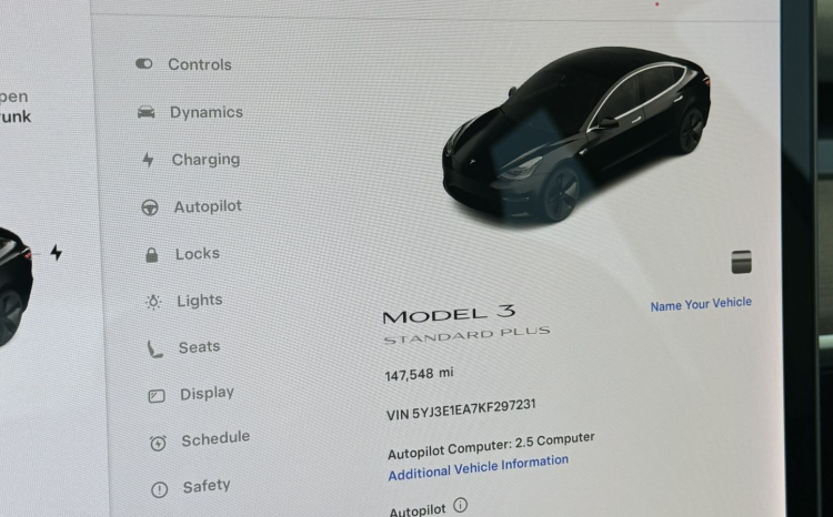 
								2019 Tesla Model 3 full									