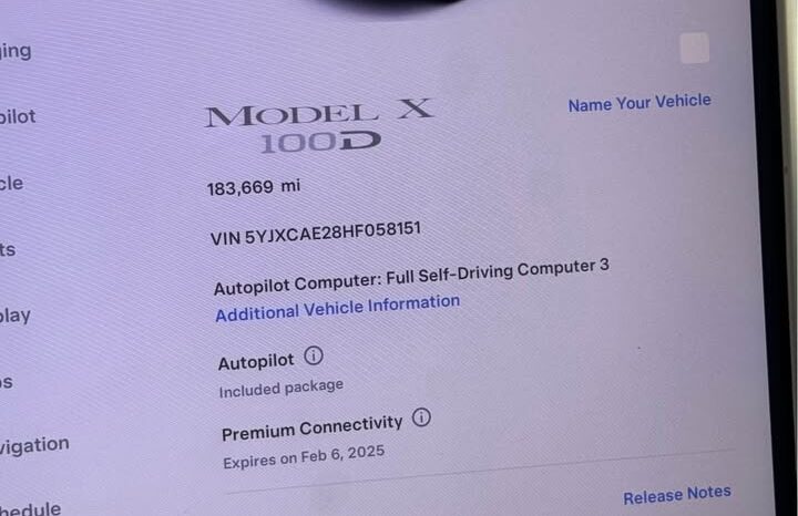 
								2017 Tesla model x 100D Sport Utility 4D full									