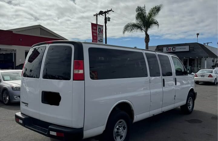 2015 Chevrolet express 3500 passenger LS Van 3D