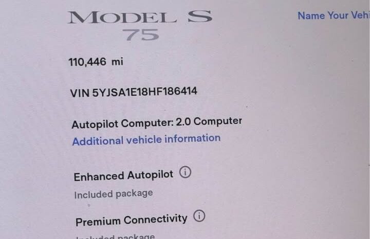 2017 Tesla model s 75 Sedan 4D