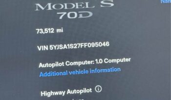 
									2015 Tesla model s 70D Sedan 4D full								