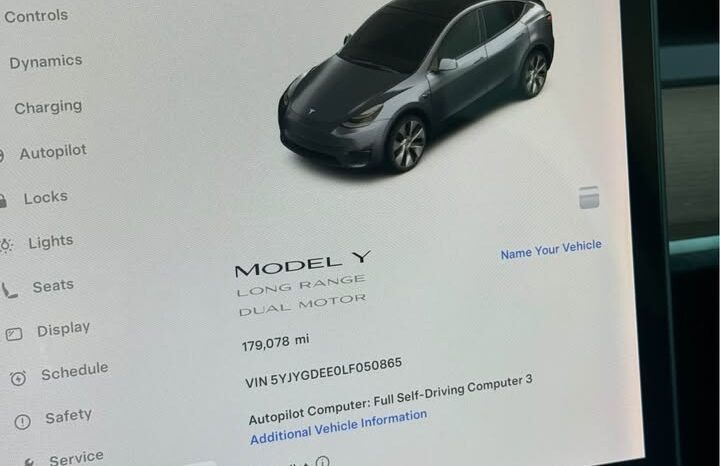 
								2020 Tesla model y Long Range Sport Utility 4D full									