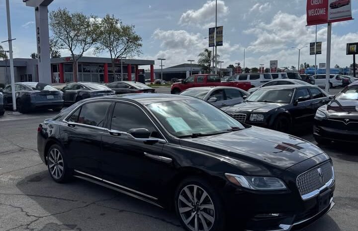 2018 Lincoln continental Livery