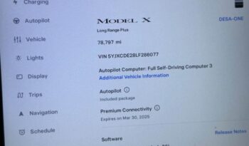 
									2020 Tesla model x Long Range Plus Sport Utility 4D full								