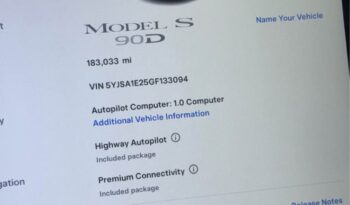 
									2016 Tesla model s 90D Sedan 4D full								