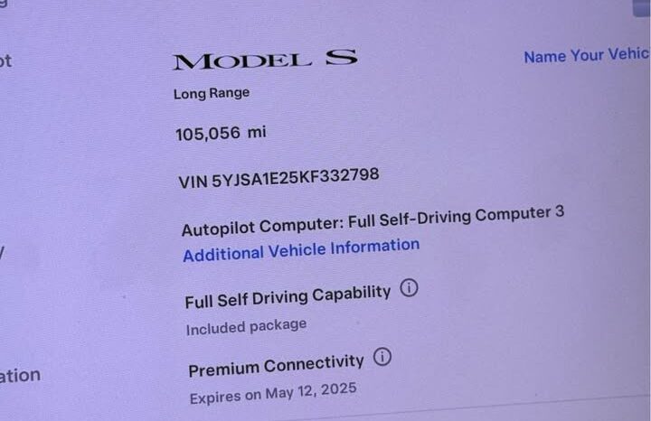 
								2019 Tesla model s Long Range Sedan 4D full									