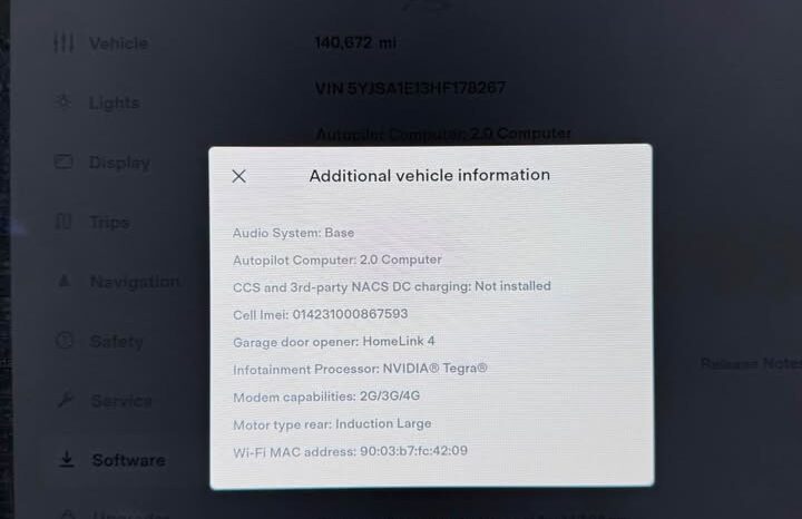
								2017 Tesla model s 75 Sedan 4D full									