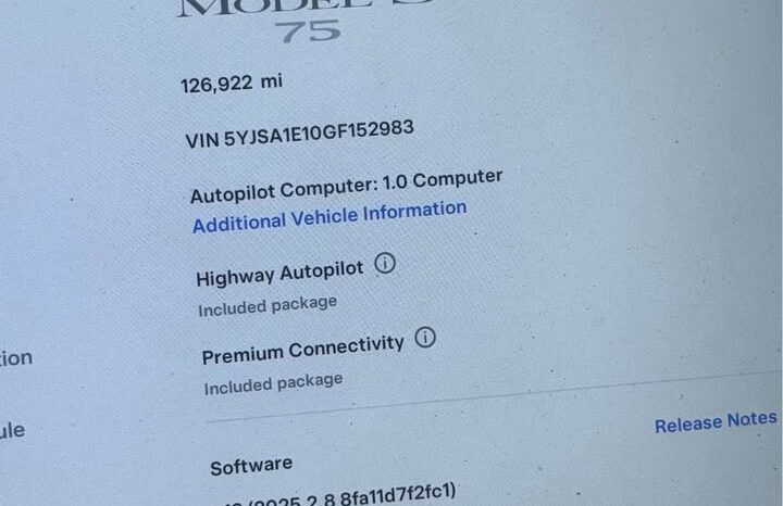 
								2016 Tesla model s 75 Sedan 4D full									