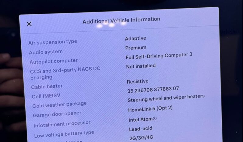 
								2020 Tesla model x Long Range Sport Utility 4D full									