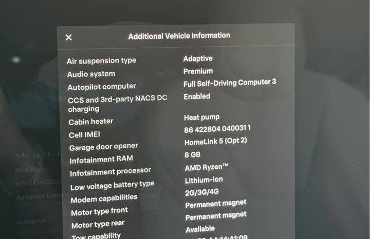 
								2021 Tesla model x Long Range Sport Utility 4D full									