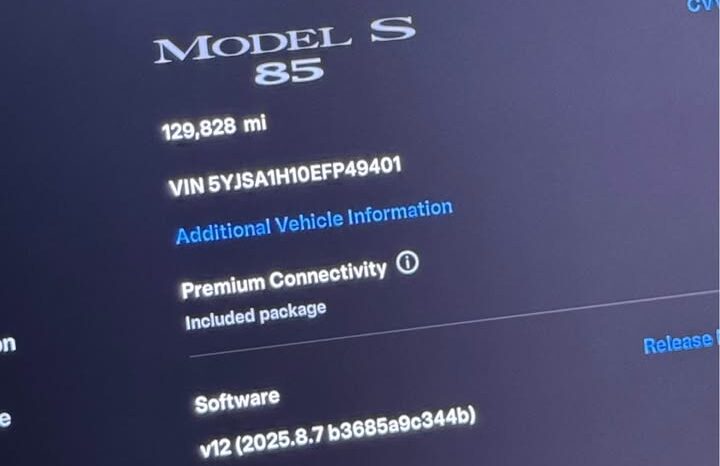 
								2014 Tesla model s 85 Sedan 4D full									