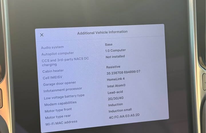 
								2015 Tesla model s 75D Sedan 4D full									