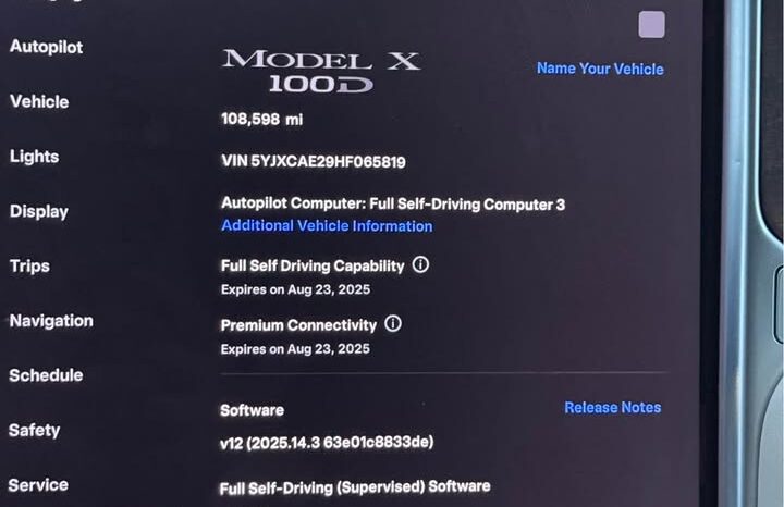 
								2017 Tesla model x 100D Sport Utility 4D full									