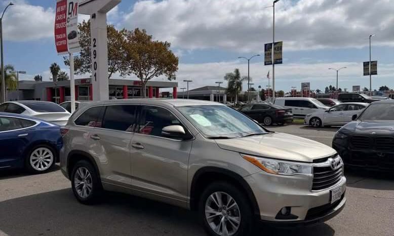 
								2014 Toyota Highlander full									